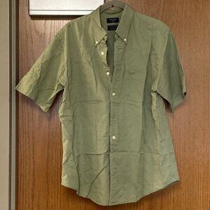 Dockers green button down shirt sz L
